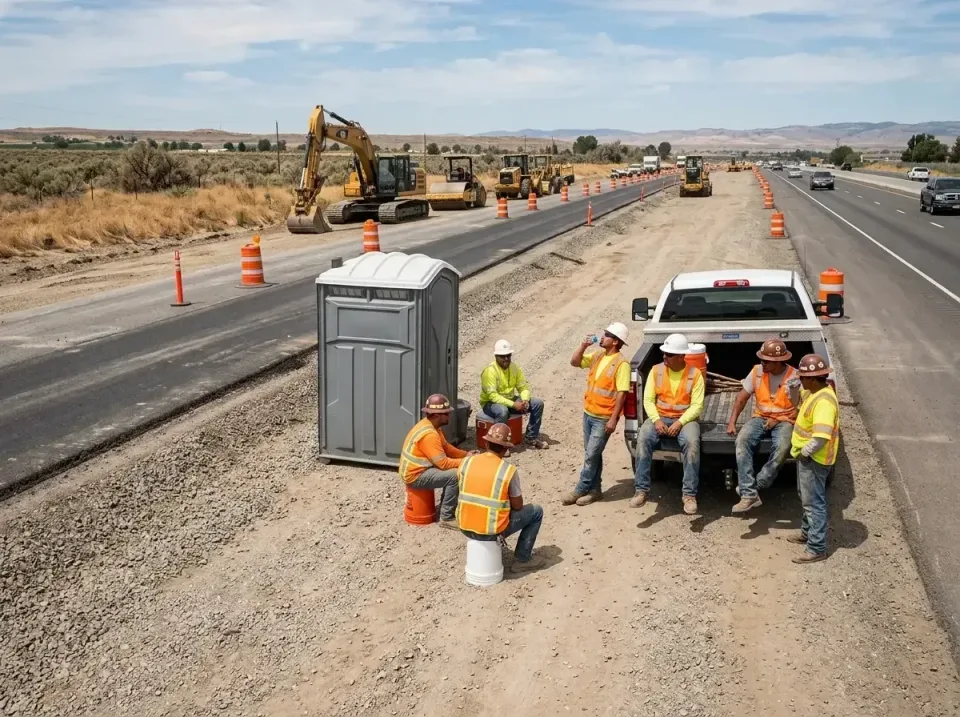 highway-road-construction-crew-007 — frequently asked questions, Porta Potty and Restroom Rentals in Suquamish, WA